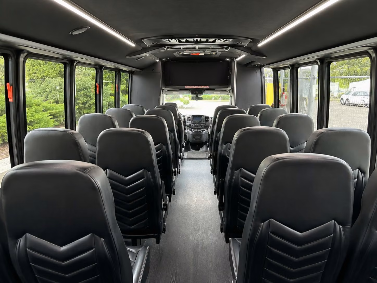 15 passenger minibus inside