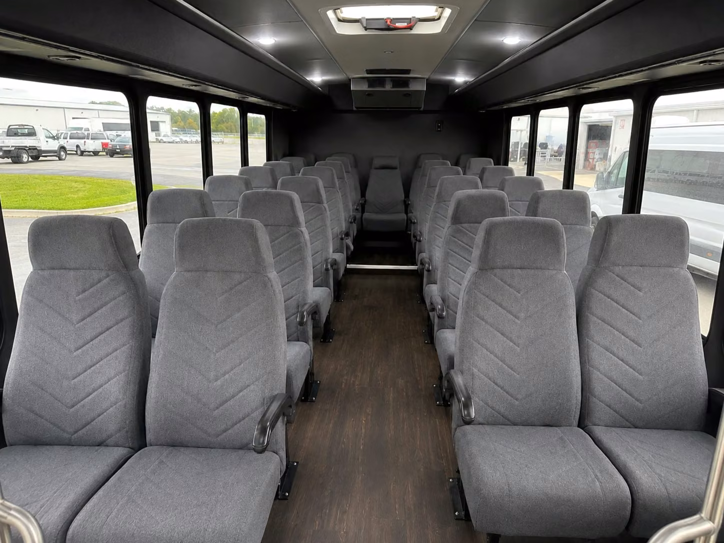 18 passenger minibus interior