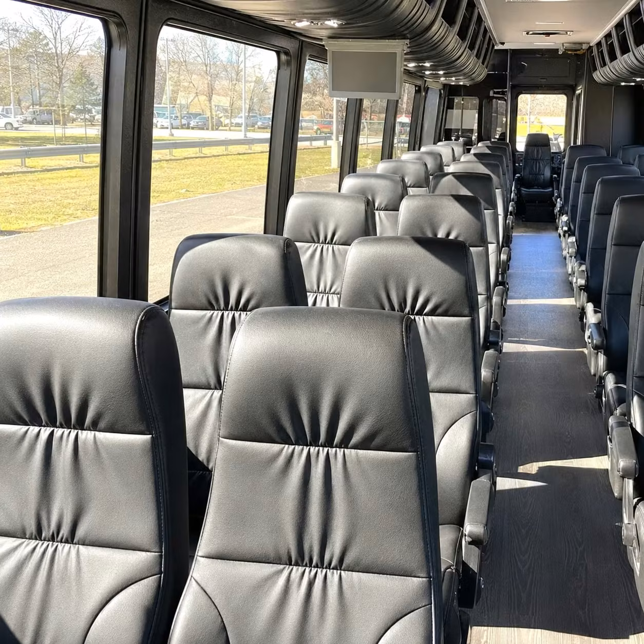 28 passenger minibus interior
