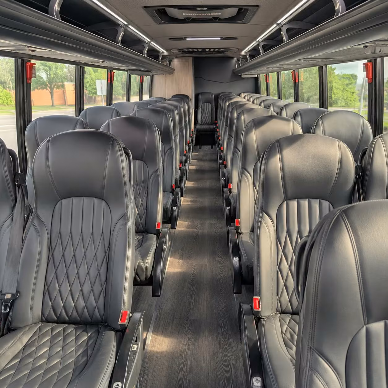 35 passenger minibus interior