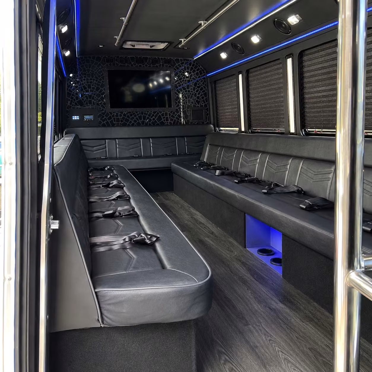 concert bus rentals in shelby