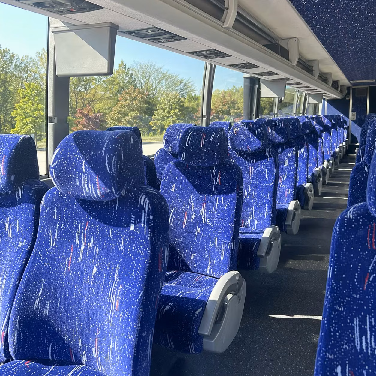 reliable charter bus transportation for shelby area military ceremonies and base events