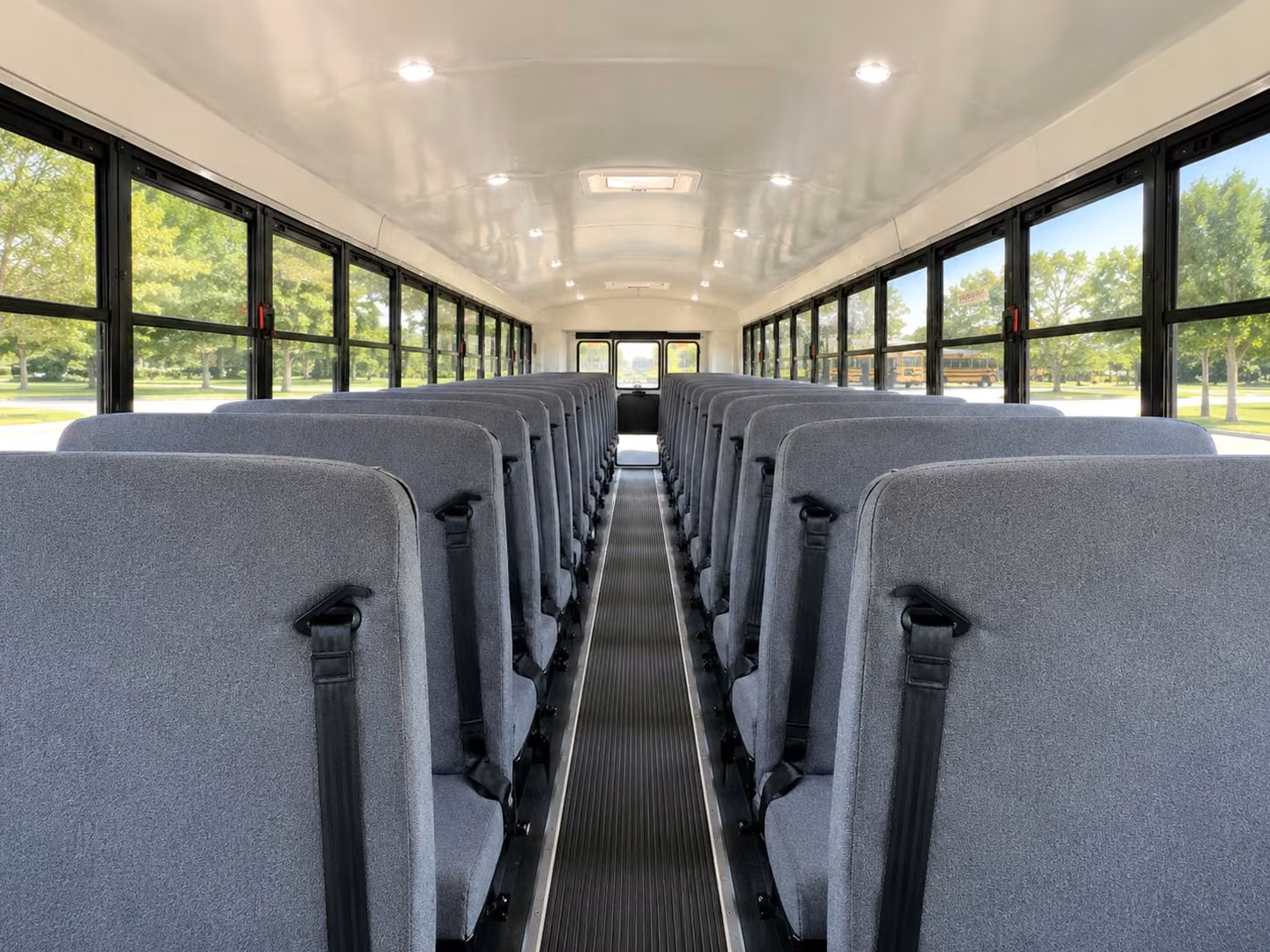 school bus interior