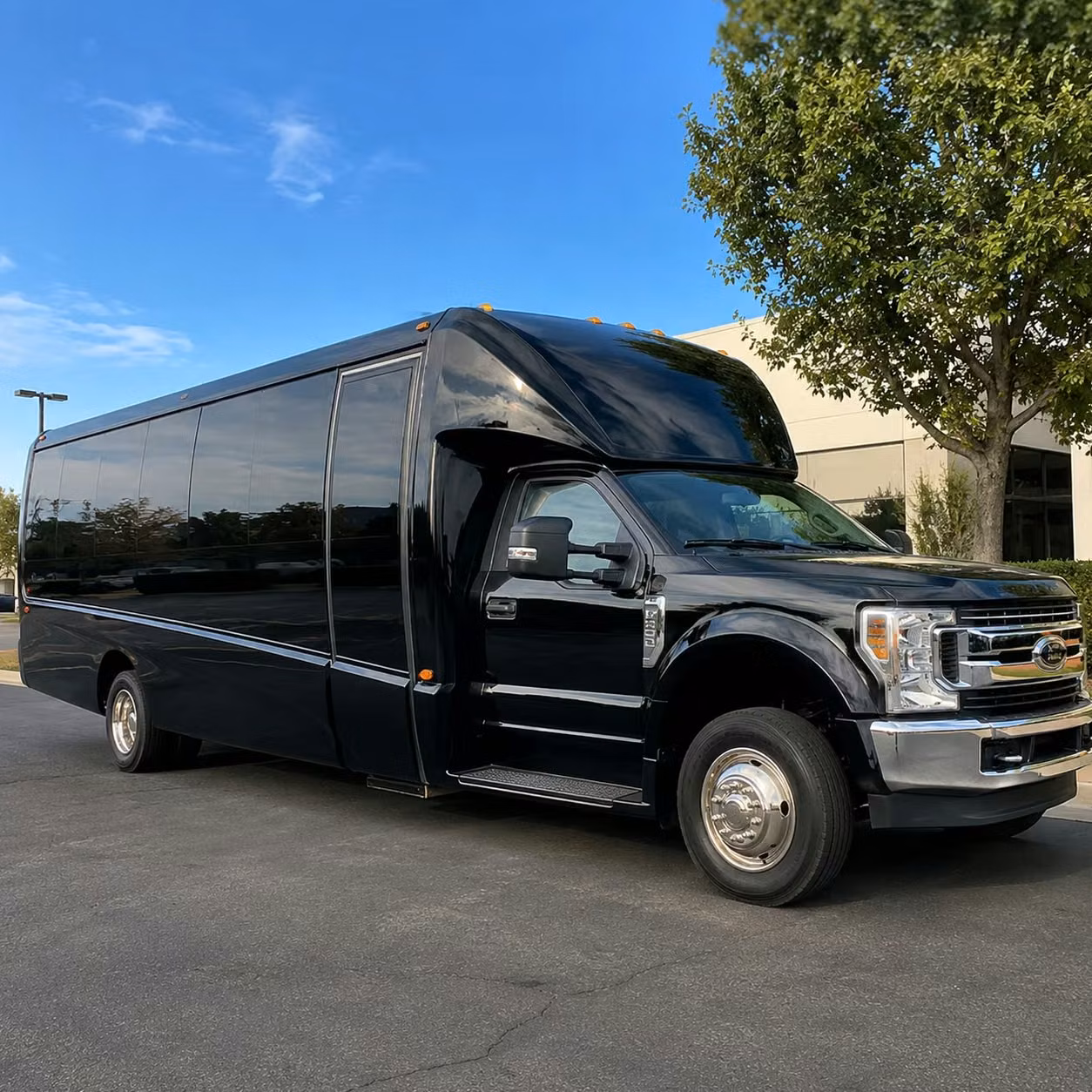 shelby sports team fan bus rentals